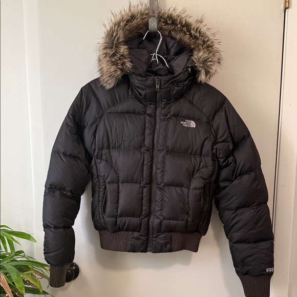 The North Face Down Crop Jacket Women's, Small Black - Picture 2 of 8